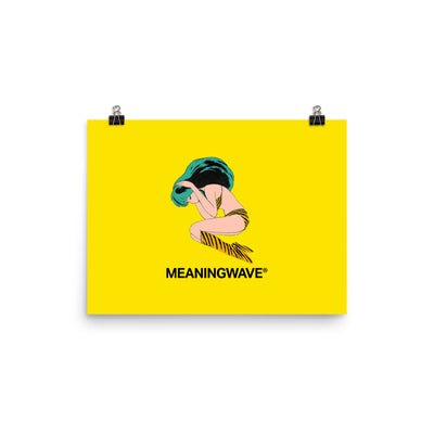 MEANINGWAVE Yellow Lum | Poster
