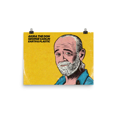 EARTH & PLASTIC ft. George Carlin | Poster