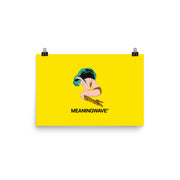 MEANINGWAVE Yellow Lum | Poster