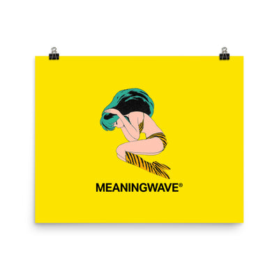 MEANINGWAVE Yellow Lum | Poster