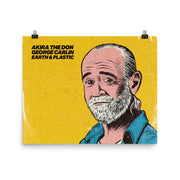 EARTH & PLASTIC ft. George Carlin | Poster