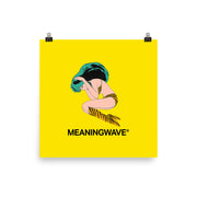 MEANINGWAVE Yellow Lum | Poster