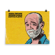 EARTH & PLASTIC ft. George Carlin | Poster