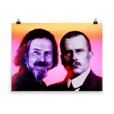 THE WOLF ft. Alan Watts X Carl Jung | Poster