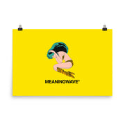 MEANINGWAVE Yellow Lum | Poster