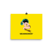 MEANINGWAVE Yellow Lum | Poster
