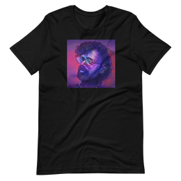 Terence McKenna TIMEWAVE Cotton Crew Tee in black & white
