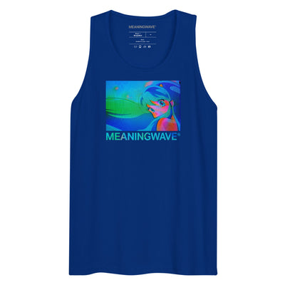 MEANINGWAVE Lum Aquamarine Dream Men’s Premium Tank
