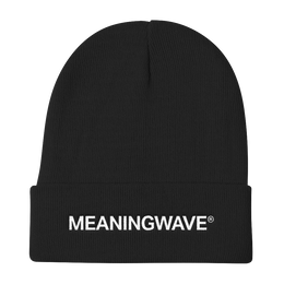 MEANINGWAVE | Knit Beanie