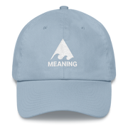 MEANINGWAVE Classic Logo Dad hat (Pink & Blue)