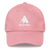 MEANINGWAVE Classic Logo Dad hat (Pink & Blue)
