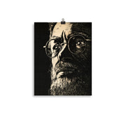 DONT WORRY ft Terence McKenna Photo Paper Poster