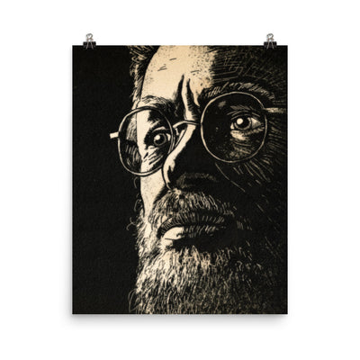 DONT WORRY ft Terence McKenna Photo Paper Poster