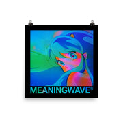 MEANINGWAVE Lum Aquamarine Dream Photo paper poster